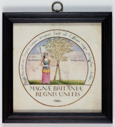 Embleem van de Unie van Engeland en Schotland door Pierre Violier