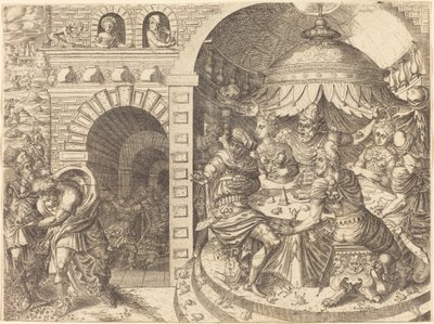 Farao en de Kikkerplaag door Pierre Woeiriot