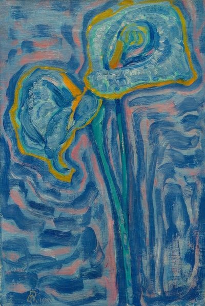 Aronskelken door Piet Mondrian