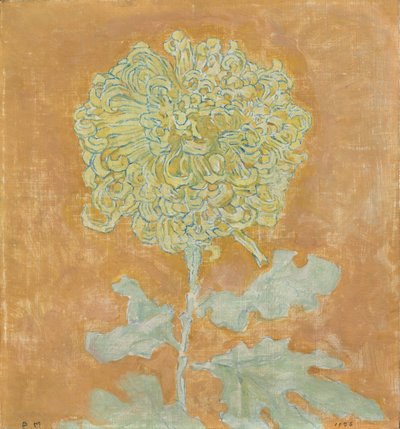 Chrysant, 1906-1942 door Piet Mondrian