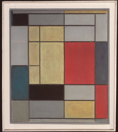 Samenstelling I door Piet Mondrian