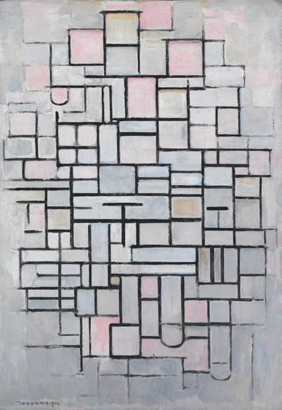 Compositie nr. IV door Piet Mondrian