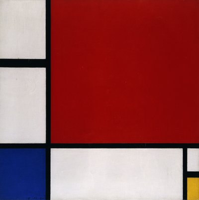 Compositie met Rood, Blauw en Geel door Piet Mondrian