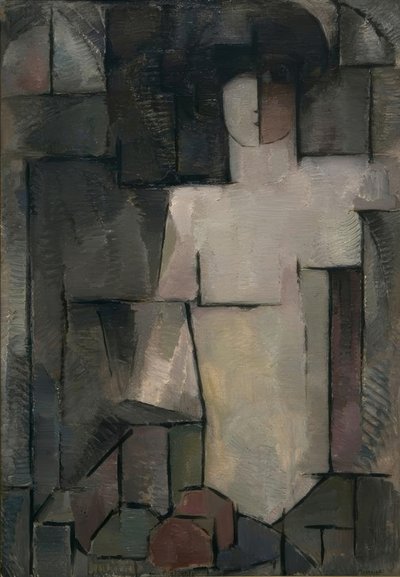 De grote naakt door Piet Mondrian