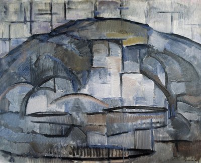 Landschap door Piet Mondrian