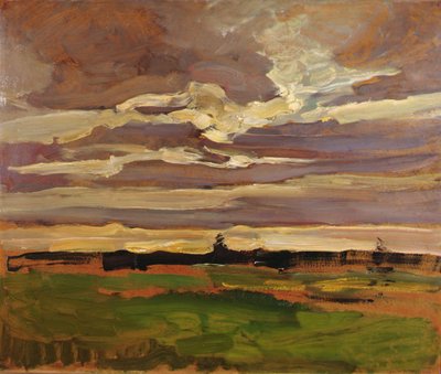 Maanlandschap door Piet Mondrian