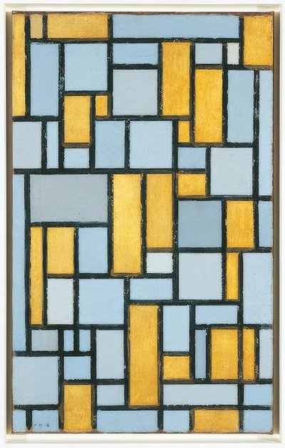 Piet Mondriaan, Compositie in Grijs en Oker door Piet Mondrian