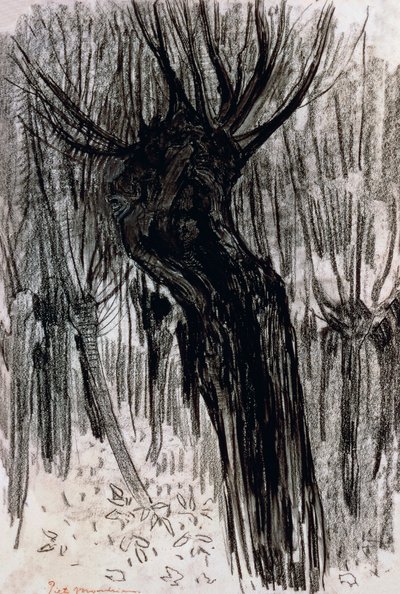 Wilgen door Piet Mondrian