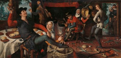 De Eierdans door Pieter Aertsen