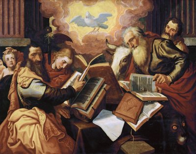 De vier evangelisten door Pieter Aertsen