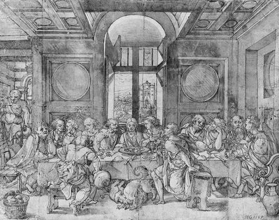 Het Laatste Avondmaal door Pieter (circle of) Coecke van Aelst