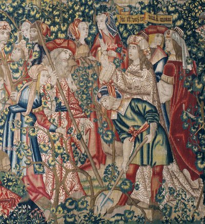De gelijkenis van de arbeiders in de wijngaard, ca. 1500 door Pieter (studio of) Coecke van Aelst