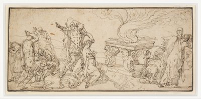 Het Offer van Iphigenea door Pieter Aertsen