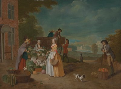 De Groenteverkoper door Pieter Angillis
