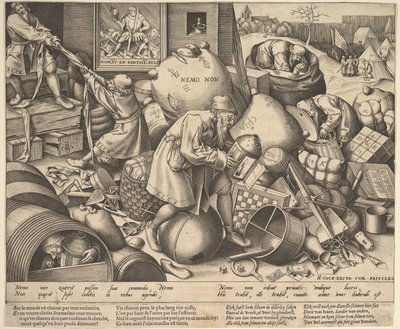 Elckerlijc, ca. 1558 door Pieter Bruegel the Elder