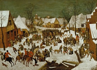 Bloedbad van de Onschuldigen, 1565-66 door Pieter Bruegel the Elder