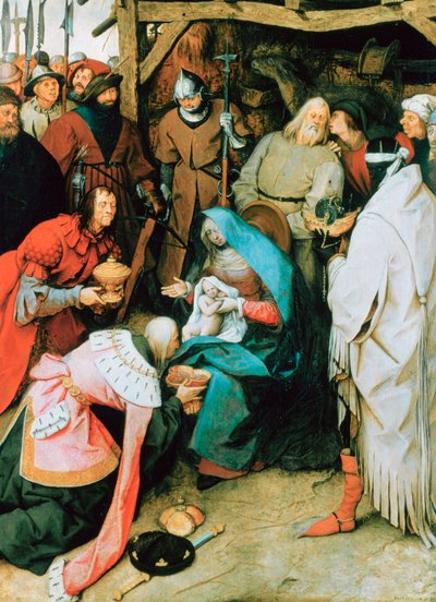 De aanbidding der koningen, 1564 door Pieter Bruegel the Elder