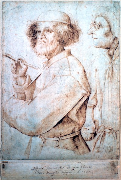 De amateur schilder, ca. 1562 door Pieter Bruegel the Elder