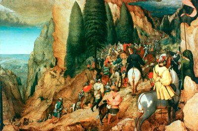 De bekering van Sint Paulus, 1567 door Pieter Bruegel the Elder