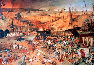 De Triomf van de Dood door Pieter Bruegel the Elder