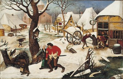 Terugkeer van de herberg door Pieter Brueghel the Younger