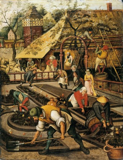 Lente door Pieter Brueghel the Younger