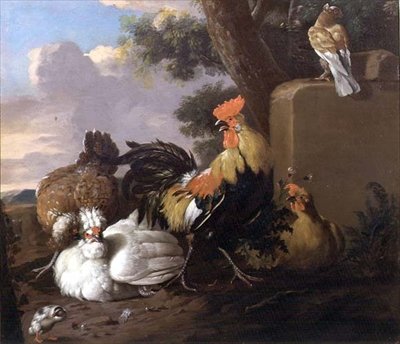 Vogels in een Landschap door Pieter Casteels