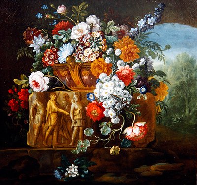 Rozen, Pioenen, Madeliefjes en andere Bloemen door Pieter Casteels