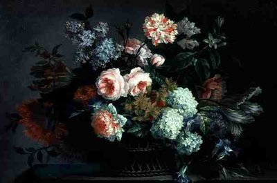 Stilleven van Bloemen door Pieter Casteels