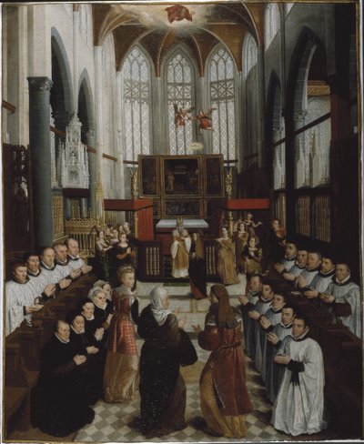 De Presentatie van de Maagd in de Tempel, c.1530-35 door Pieter Claeissens