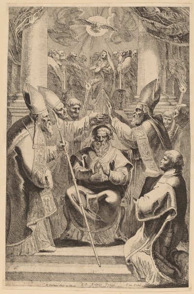De Wijding van een Bisschop door Pieter Claesz Soutman, after Sir Peter Paul Rubens