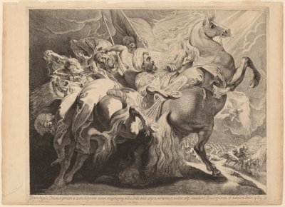 De Nederlaag van Sennacherib door Pieter Claesz Soutman after Sir Peter Paul Rubens