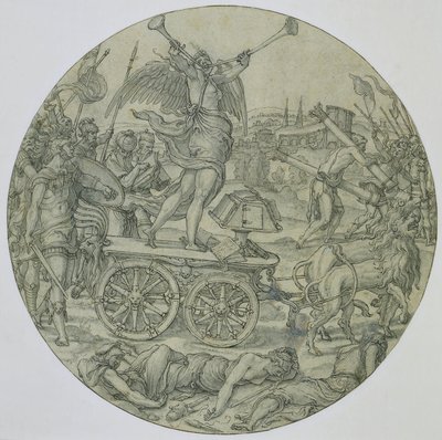 Triomf van de Faam door Pieter Coecke van Aelst (I) (workshop of)