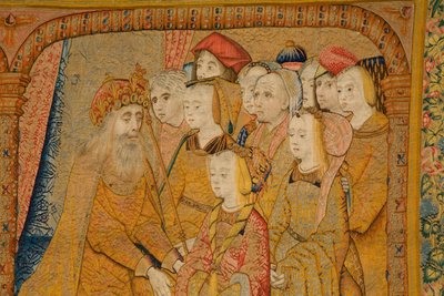 Annunciatie (detail) door Pieter Coecke van Aelst