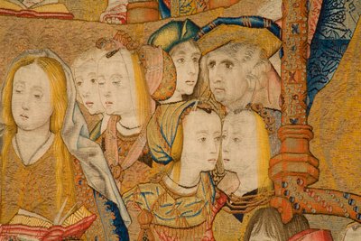 Annunciatie (detail) door Pieter Coecke van Aelst