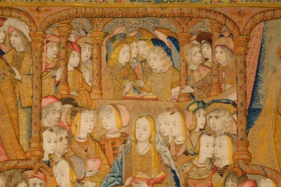 Annunciatie (detail) door Pieter Coecke van Aelst