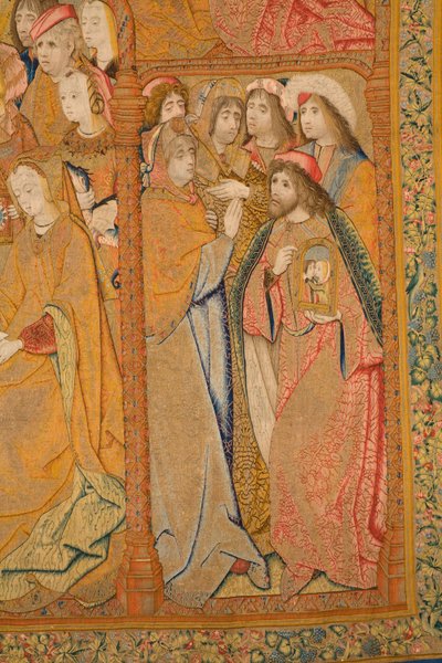 Annunciatie (detail) door Pieter Coecke van Aelst