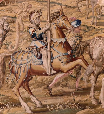 De verovering van Tunis. De troepeninspectie in Barcelona door Pieter Coecke van Aelst