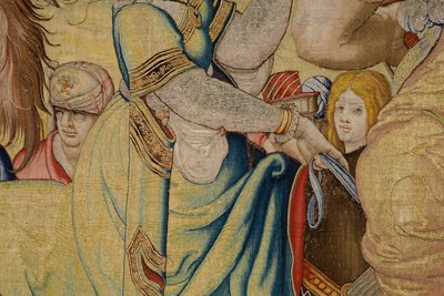 Vlaamse wandtapijt. Serie De zeven hoofdzonden: Hoogmoed. Cartonist Pieter Coecke van Aelst. Atelier van Brussel. Ca 1542-1544. door Pieter Coecke van Aelst