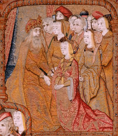 Triomfen van de Moeder. De Aankondiging door Pieter Coecke van Aelst