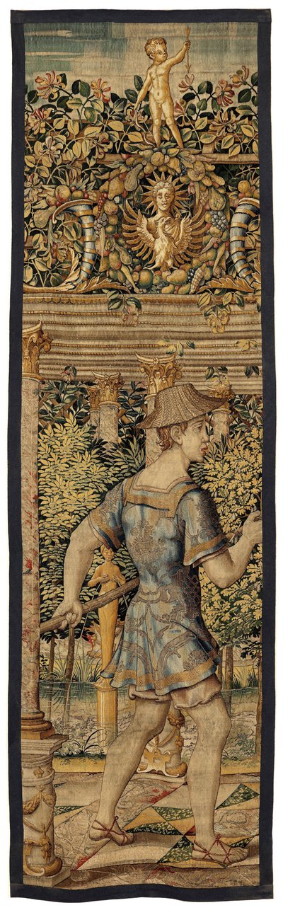 Vertumnus en Pomona: Vertumnus getransformeerd in een visser, c.1550 door Pieter Coecke van Aelst
