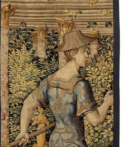 Vertumnus en Pomona: Vertumnus getransformeerd in een visser, ca.1550 door Pieter Coecke van Aelst