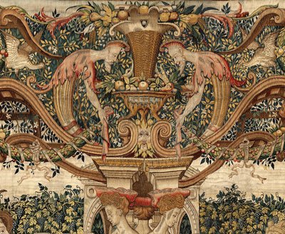Vertumnus en Pomona: Vertumnus veranderd in een snoeier, c.1550 door Pieter Coecke van Aelst