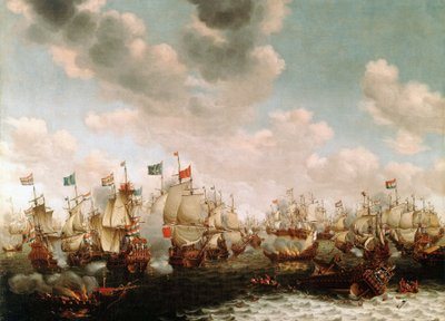 De Slag van de Vier Dagen door Pieter Cornelisz van Soest
