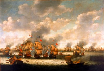 De Vierdaagse Zeeslag door Pieter Cornelisz van Soest
