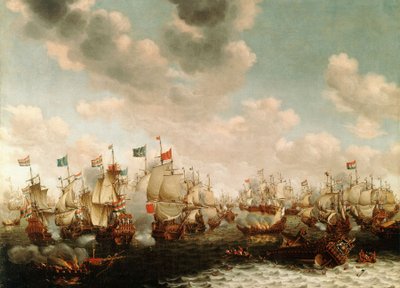 De Vierdaagse Zeeslag door Pieter Cornelisz van Soest
