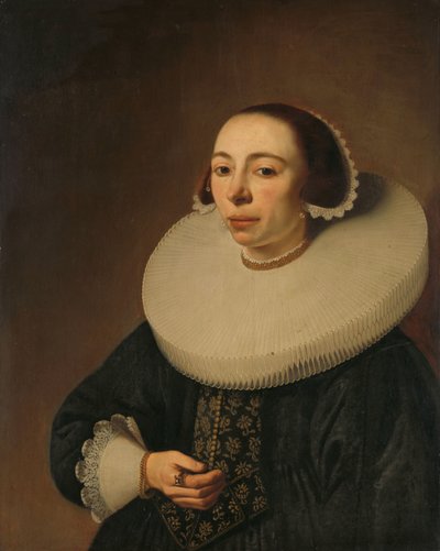 Portret van een Vrouw door Pieter Dubordieu