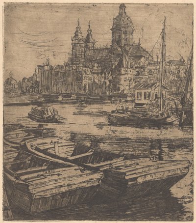Basiliek van de Heilige Nicolaas in Amsterdam door Pieter Dupont