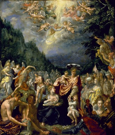 De Doop van Christus door Pieter Fransz. Isaacsz.