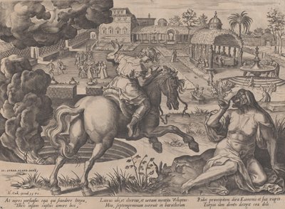 De Verleiding van Luxe, uit De Loop van het Menselijk Leven door Pieter Furnius